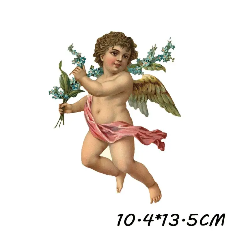 Серия Angel Pattern пирограф теплопередача печать офсетная на заказ детская одежда