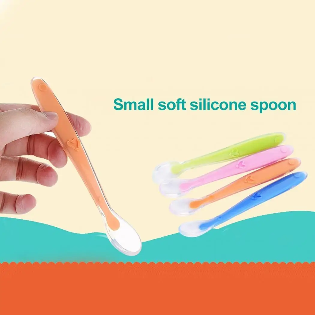 Детская модная мягкая силиконовая безопасная оранжевая синяя розовая зеленая