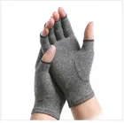 Анти-перчатки при артрите компрессионные перчатки запястья артрита боли в суставах повысить циркуляцию пара Медь удобные перчатки без пальцев