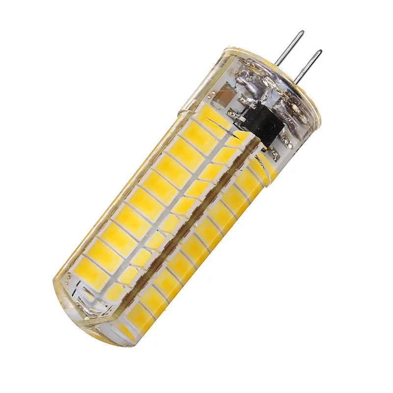 CLAITE AC110V/220 V G4 6W теплый белый чистый 5730 SMD 80LED силиконовая диммируемая Светодиодная