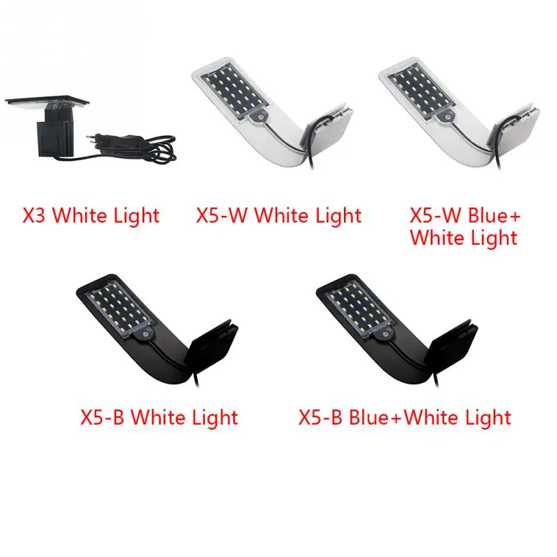 Светодиодная лампа для аквариума растения выращивания 5 Вт/10 Вт освещение водных