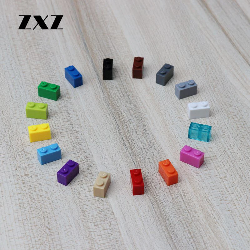 Объемные кирпичи 1X2 классические мелкие строительные блоки детали DIY игрушки