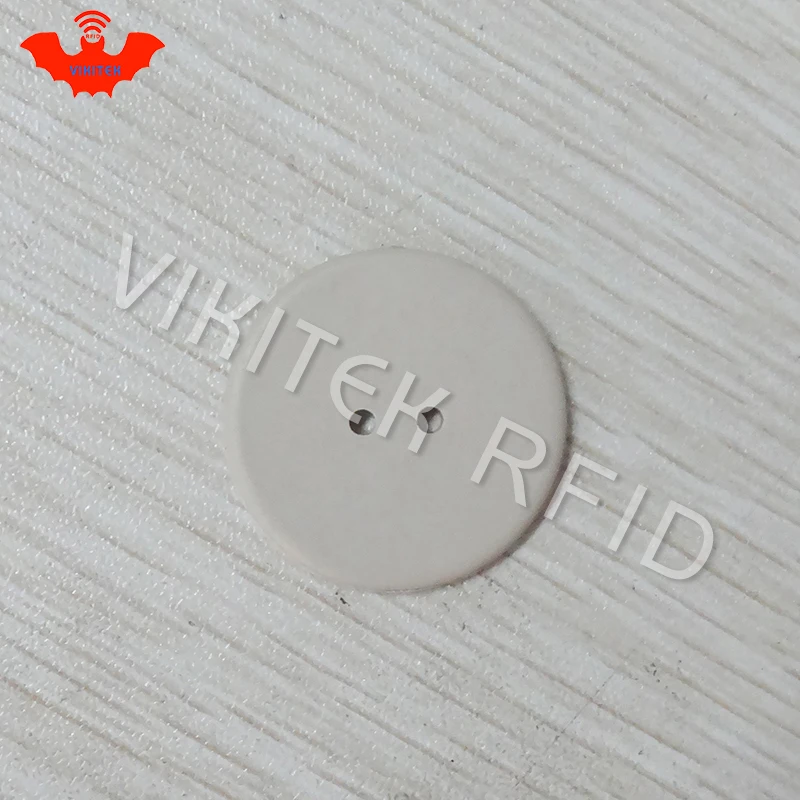 UHF RFID бирка для белья VIKITEK 10 шт. 915 МГц 860 960 Alien Higgs3 chip PPS материал может быть вымыта