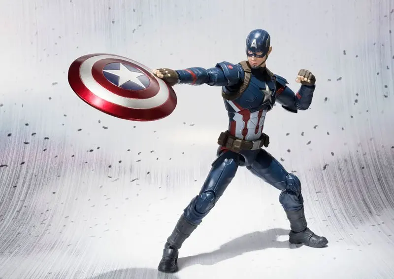 Shfiguarts Мстители Капитан Америка фигурка Civil War Стива ПВХ кукла игрушка модель