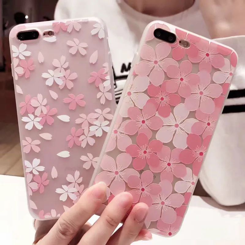 XINDIMAN 2019 цветок чехол для iphone 7 plus задняя крышка силиконовый мягкий TPU fundas 6 6s 6plus 8