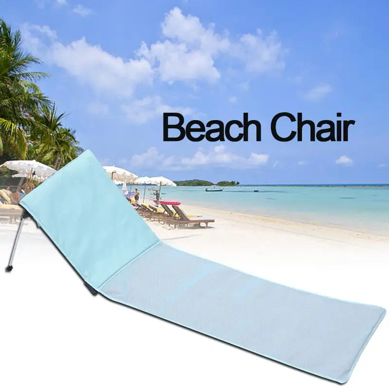 Открытый пляжный стульчик складной стул авиационный алюминиевый откидной один дорожный шезлонг Лежащая кровать