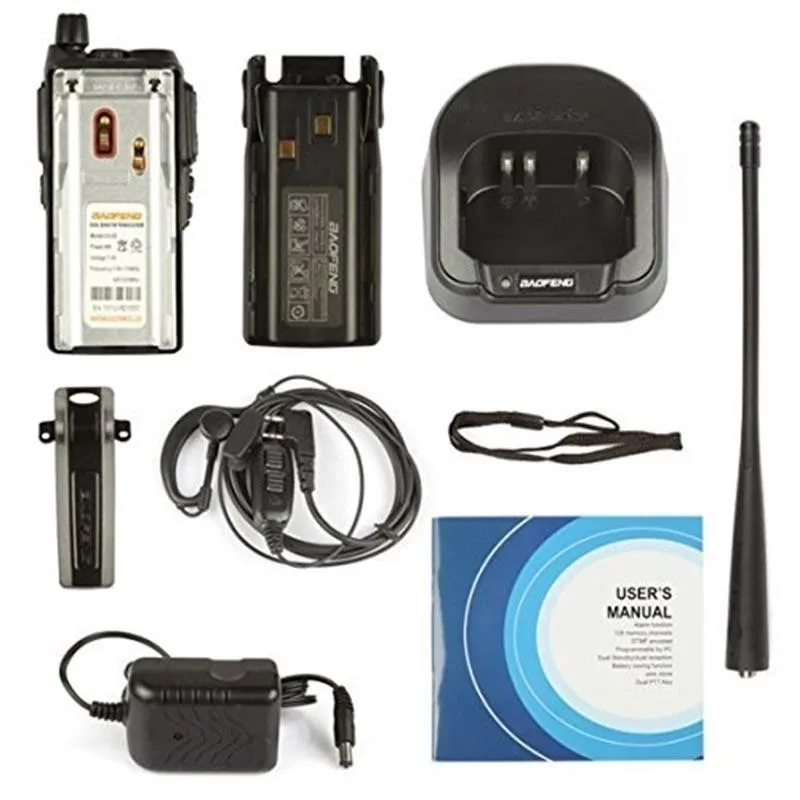 Casetheory BaoFeng UV-82 рация 10 км двухдиапазонный 520-174/400 трансивер VHF UHF мГц FM Ham