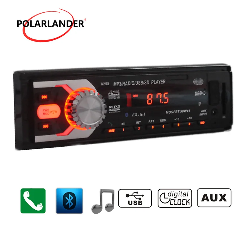 Авторадио 12 в Bluetooth автомобильное радио MP3 плеер аудио стерео SD MMC карта USB FM Aux in