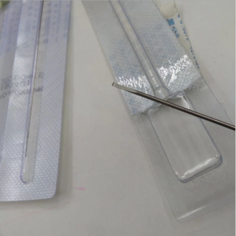 Медицинский стерильный одноразовый нож игла лезвие для акупунктуры плоской кожи