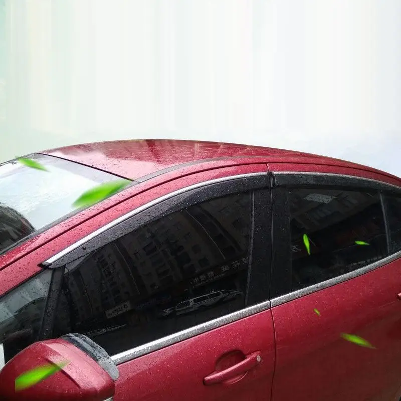 Automovil декоративные детали для стайлинга автомобиля против дождя окна козырек