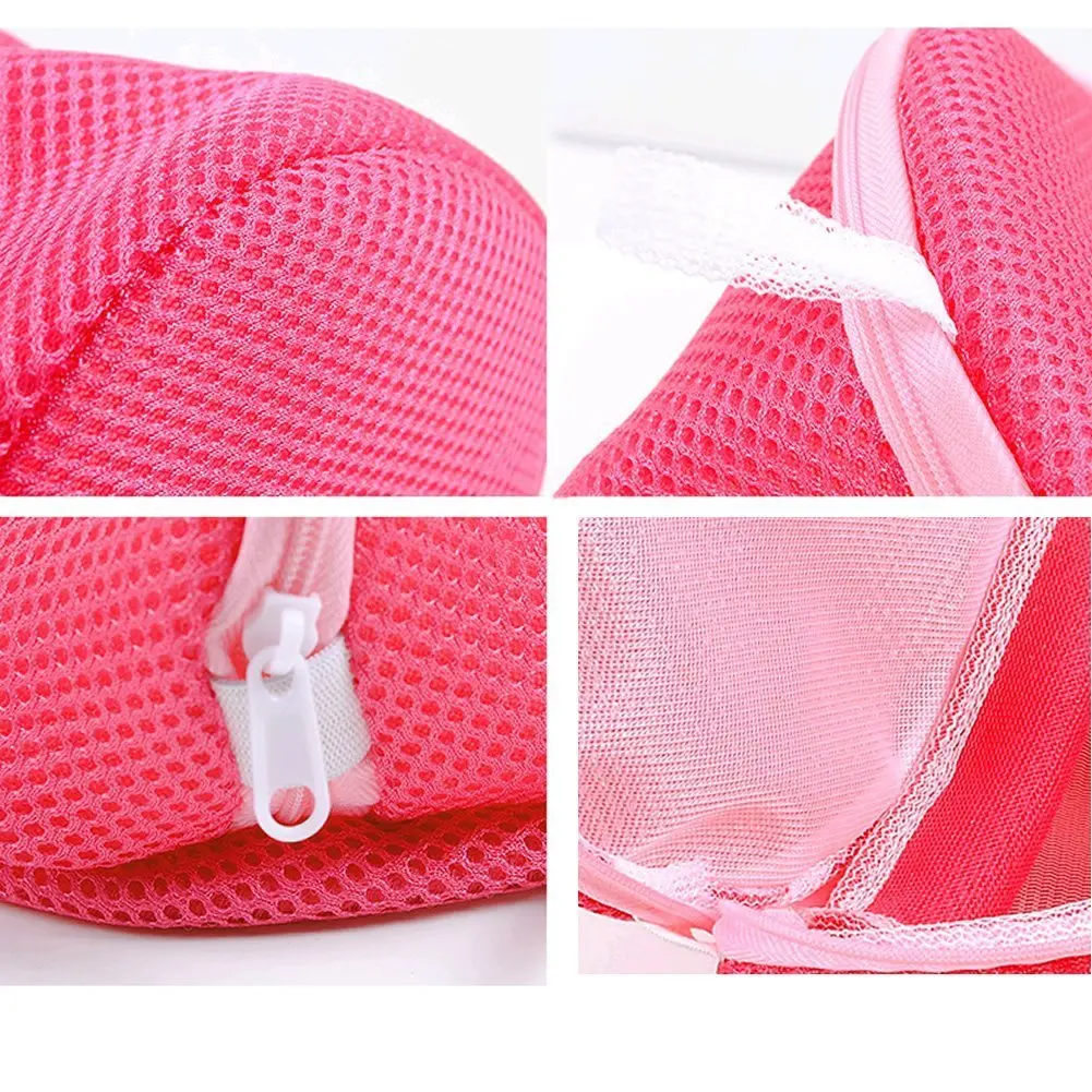 Promotion! Women Bra Laundry Lingerie Washing Hosiery Saver Protect Aid Mesh Bag-Pink | Дом и сад