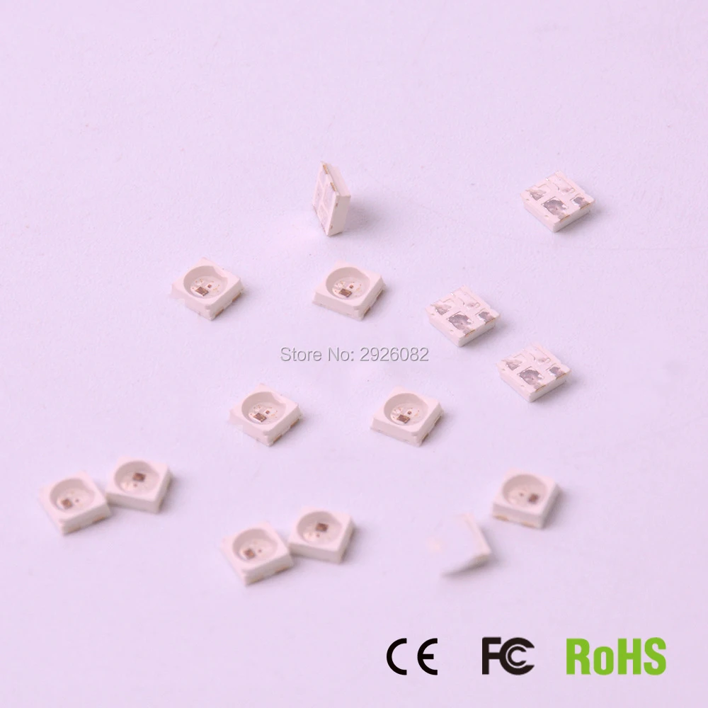 Новинка! Миниатюрный светодиодный чип SK6812 SMD 2427 Модифицируемый индикатор со