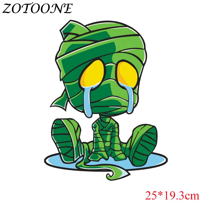 Термотрансферные нашивки ZOTOONE термотрансферные с героями мультфильмов наклейки