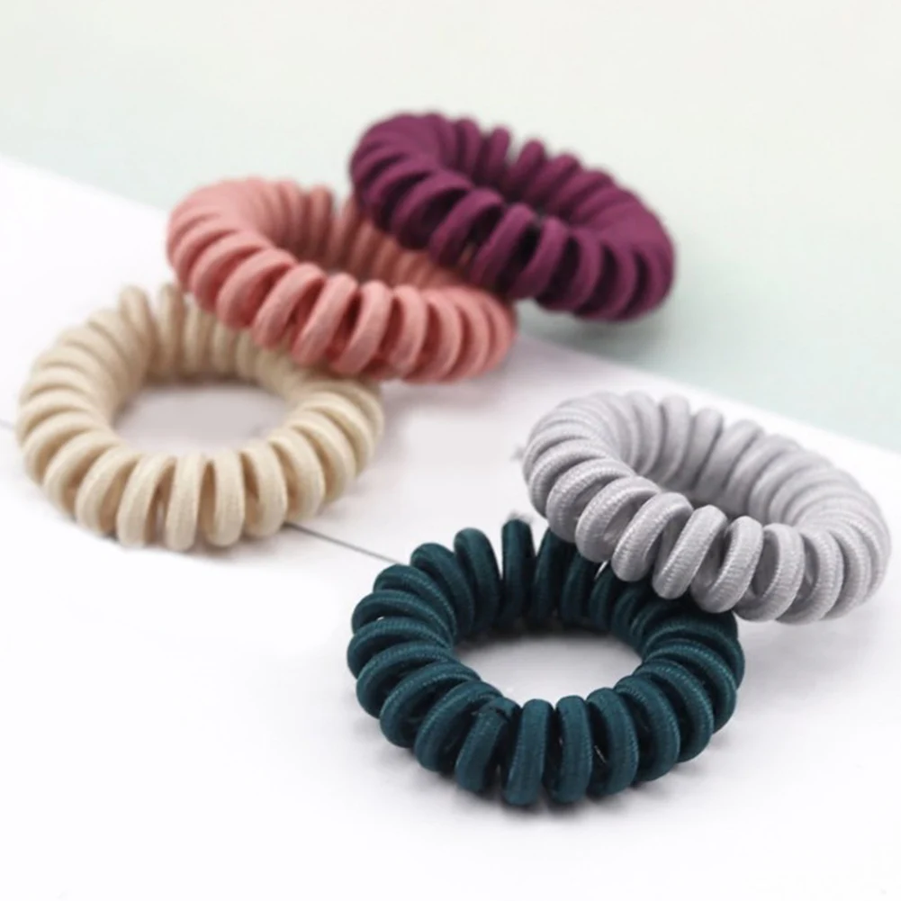 1 шт. эластичный телефонный провод волосы резинки для волос женские весенние не