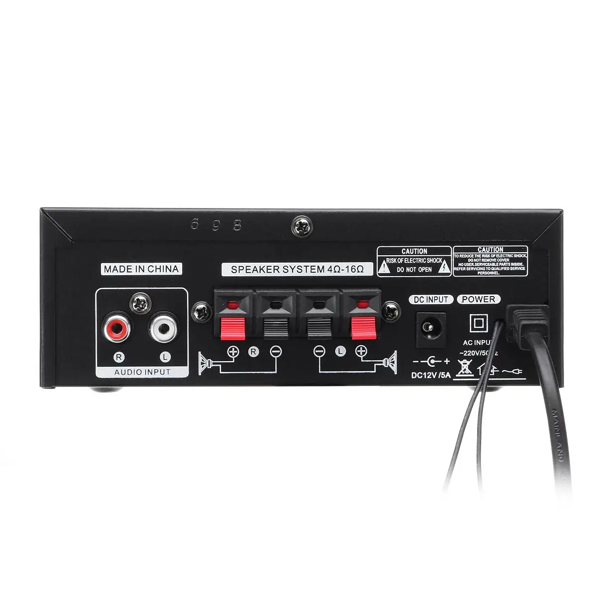 Lepy 12 В/220 В 400 Вт 2 канала Bluetooth Hifi стерео усилитель USB SD FM радио мощности