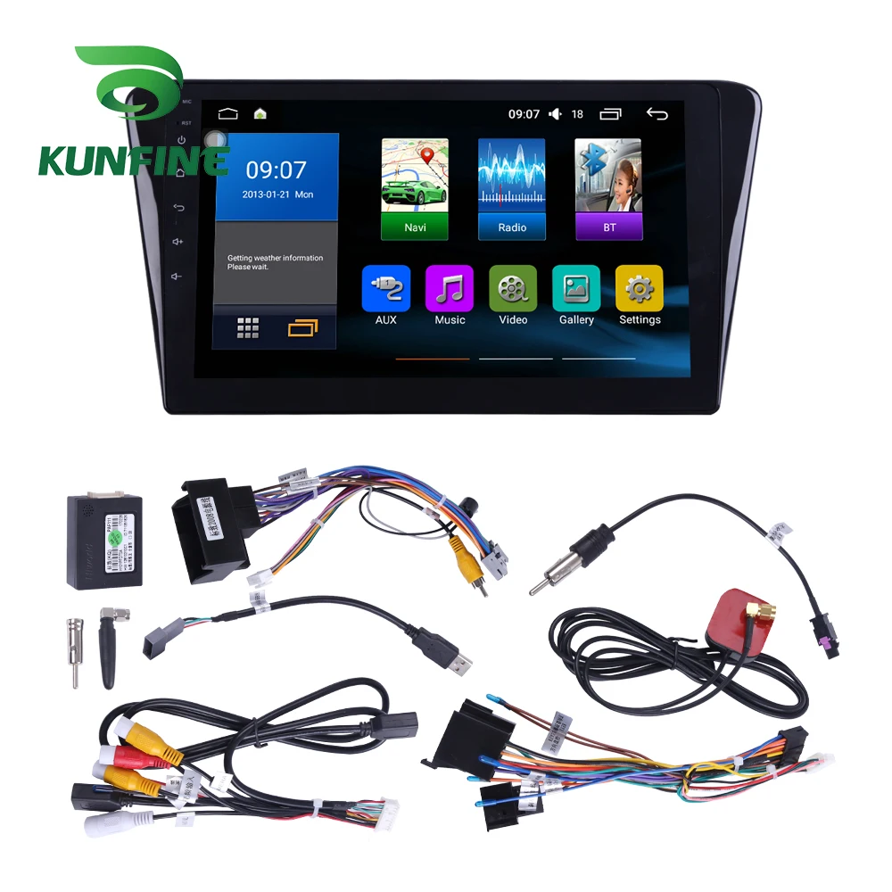 Восьмиядерный 1024*600 Android 8 1 автомобильный DVD GPS навигационный плеер Deckless стерео для