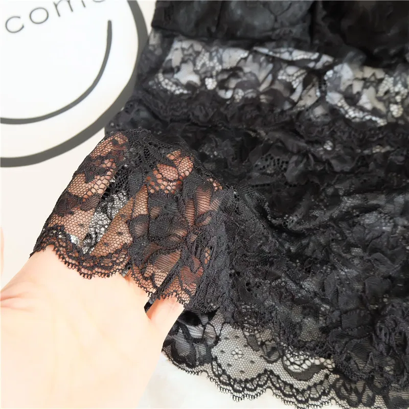 Топ женский кружевной с V-образным вырезом и открытой спиной | Женская одежда