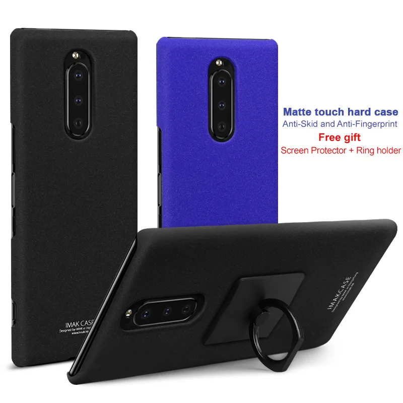 Чехол Imak Для Sony Xperia 1 ковбойские чехлы с защитой экрана и подставкой матовый чехол