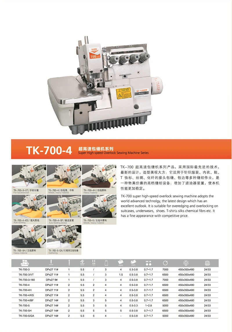700 5 пять линий сверхскоростная швейная машина оверлок|sewing machine components|sewing bobbin casesew