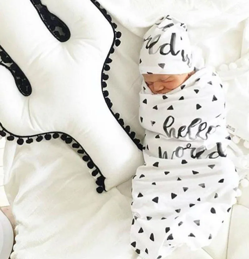 Focusnorm Новый Повседневное спальные мешки для малышей 2 шт./компл. пеленки