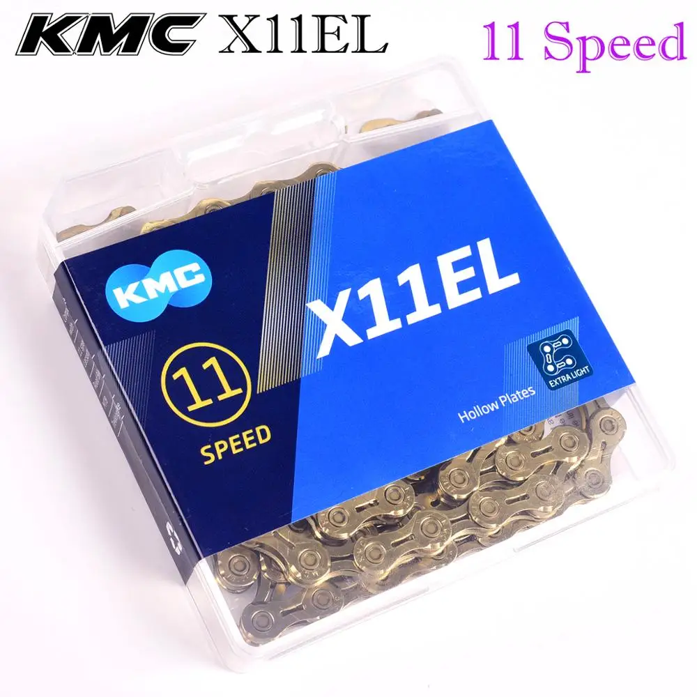 Цепь KMC 6 7 8 9 10 11 скорость X11EL X10 X11 с титановым золотом и серебром для горного