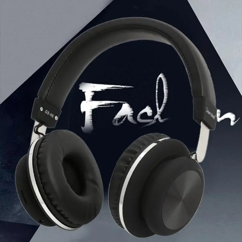 GS H6 беспроводные наушники Bluetooth Складные над ухом Heaset Поддержка TF карта