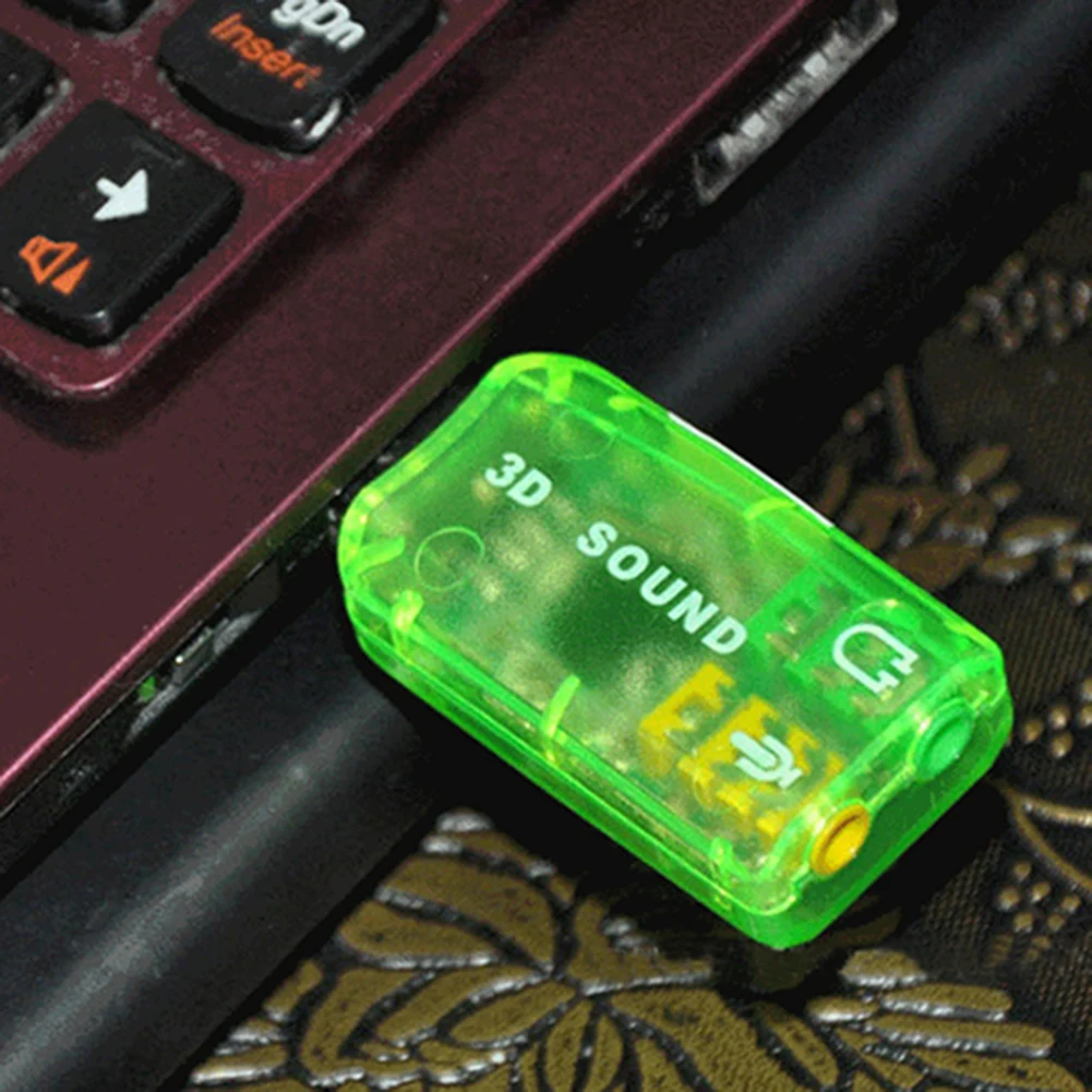 Внешняя звуковая карта 5 1 каналов с USB на разъем 3 мм|Звуковые карты| |