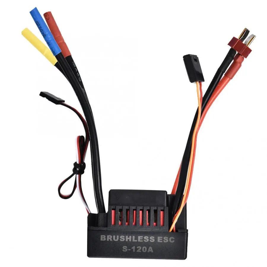 T plug 6 1 V/3A 120A водонепроницаемый бесщеточный Электрический регулятор скорости ESC