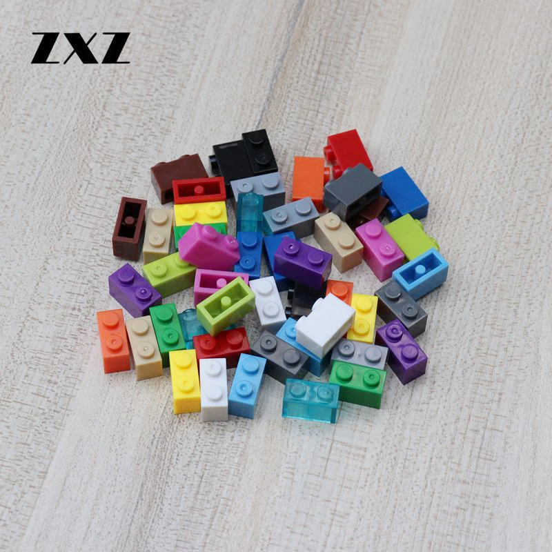 Объемные кирпичи 1X2 классические мелкие строительные блоки детали DIY игрушки