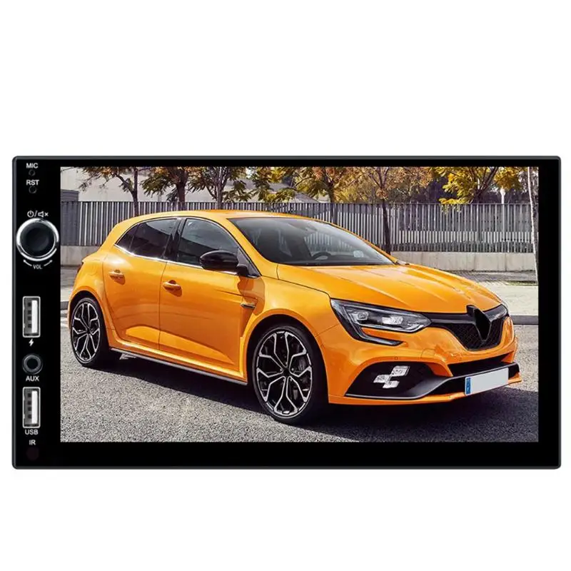 2 Din Android 8 1 автомобильный MP5 плеер 7 дюймов четырехъядерный Bluetooth Автомобильный