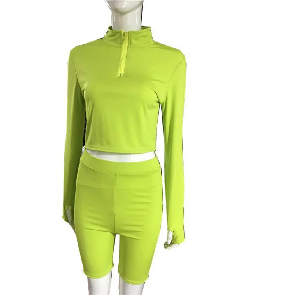 Сексуальный женский спортивный костюм из 2 предметов толстовка с капюшоном