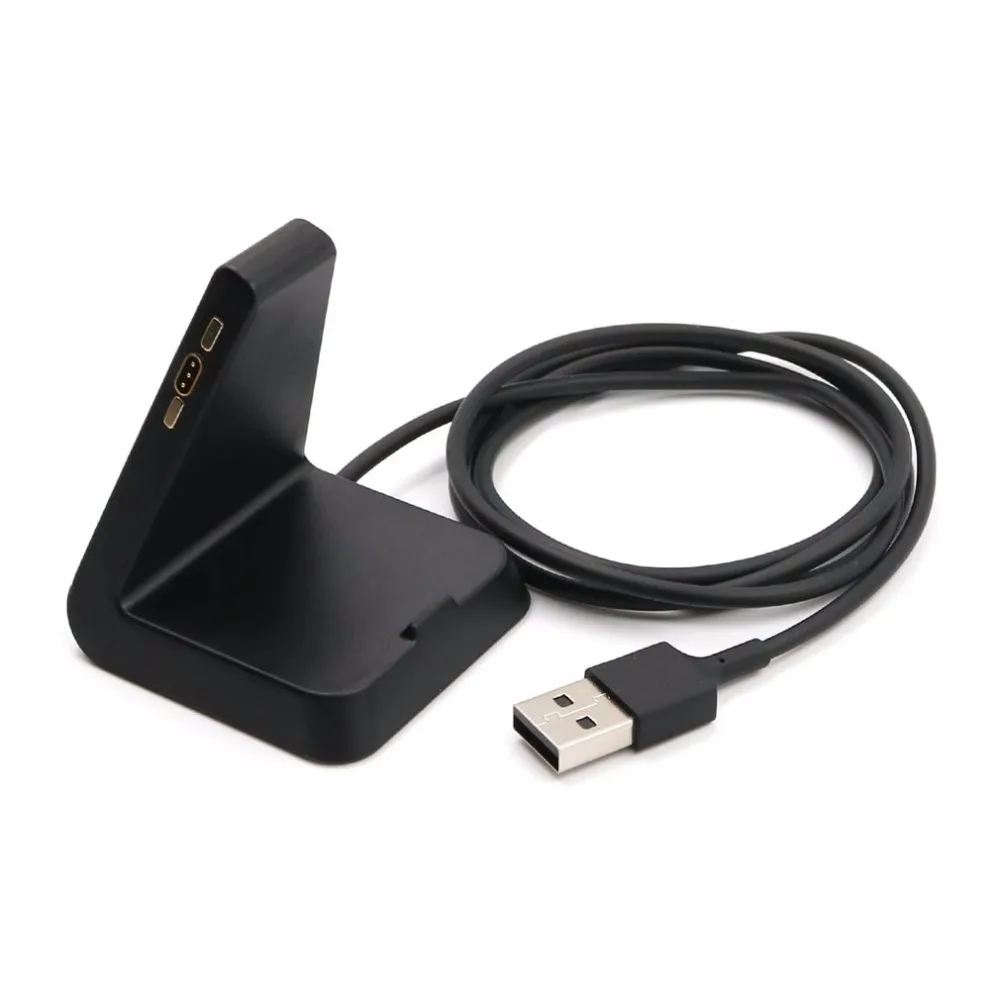 Смарт часы Подставка для зарядки с usb кабелем браслет зарядное устройство черный