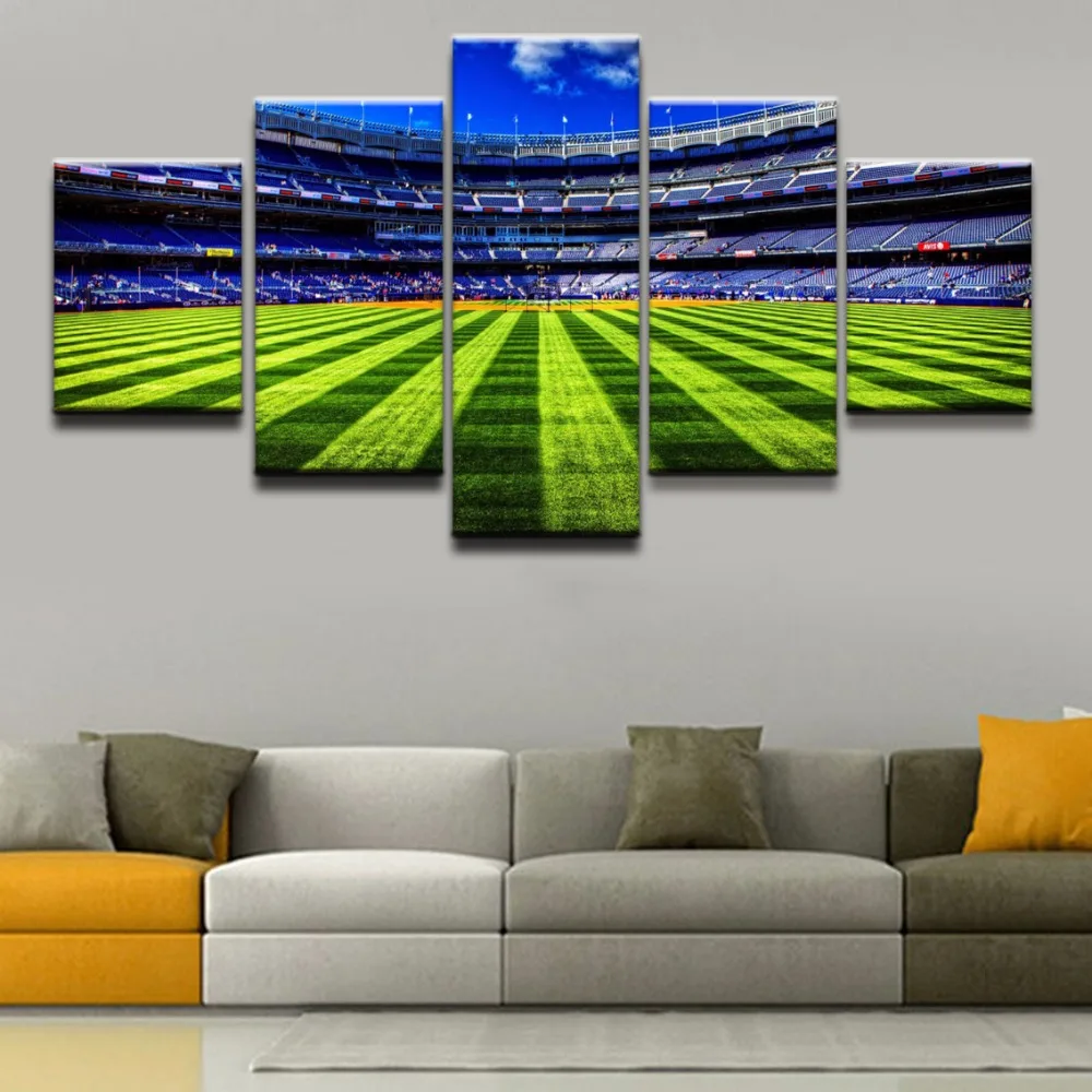Canvas HD Prints Posters Home Decorative Pictures Framework 5 Pieces Sports Stadium Landscape Paintings Living Room Wall Art | Дом и сад