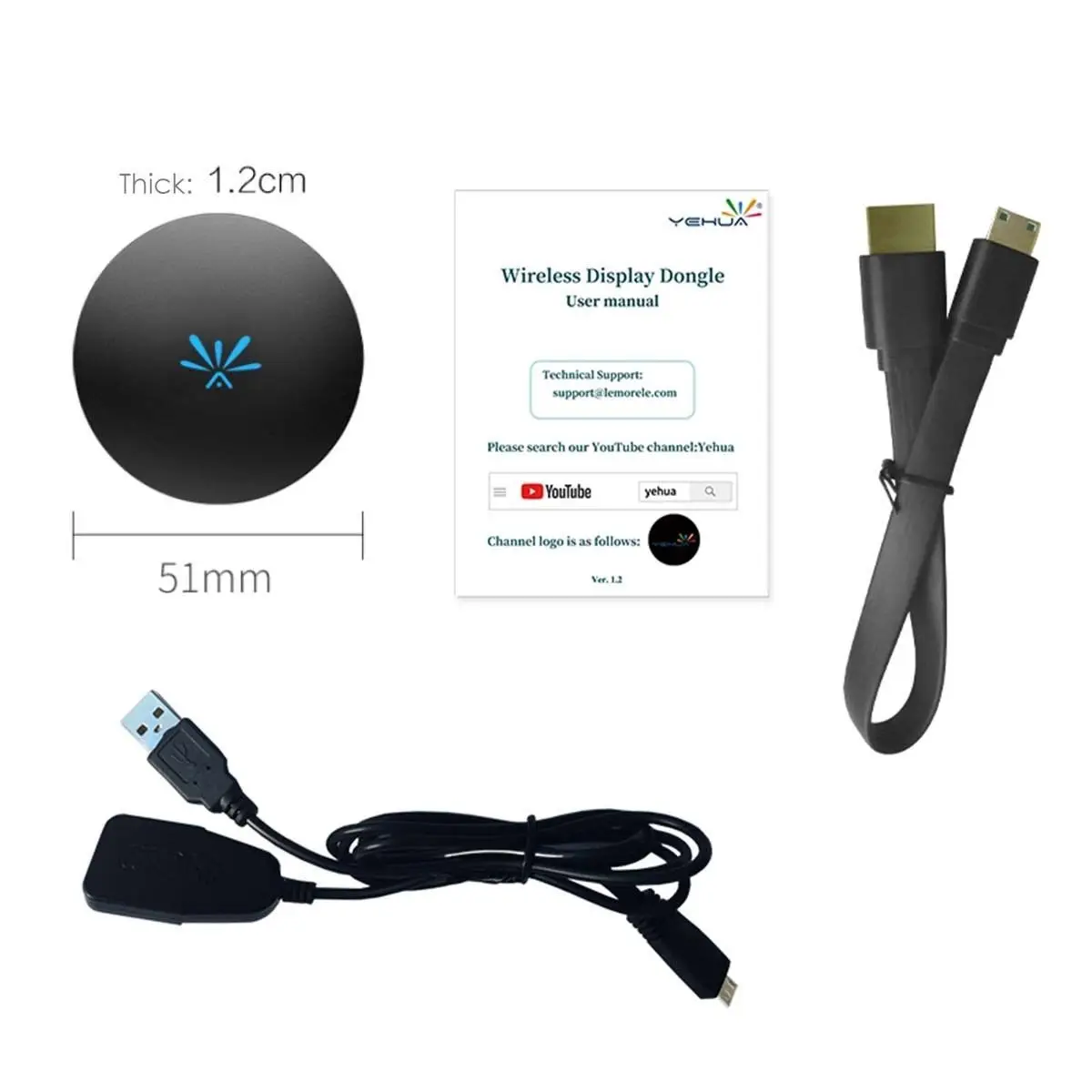 Лидер продаж 2019 Wi-Fi 1080P HD HDMI TV Stick AnyCast DLNA беспроводной Airplay Dongle | Электроника