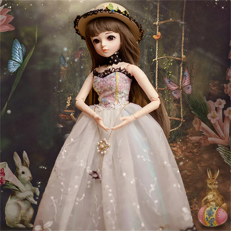 Кукла для девочек 1/3 BJD высокое качество платье ручной работы с костюмом обувь