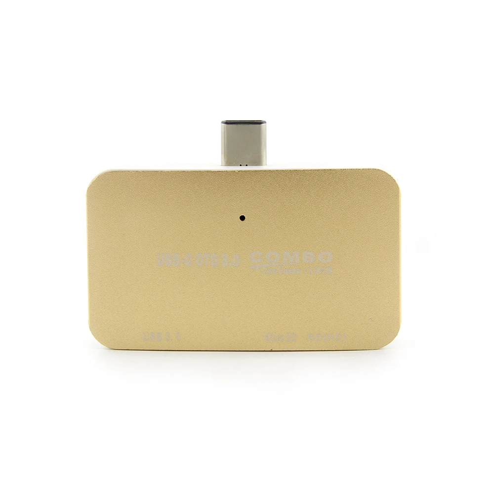 CHYI 3 в 1 USB Type C концентратор OTG USB3.0 с устройство для чтения карт SD TF сплиттер адаптер