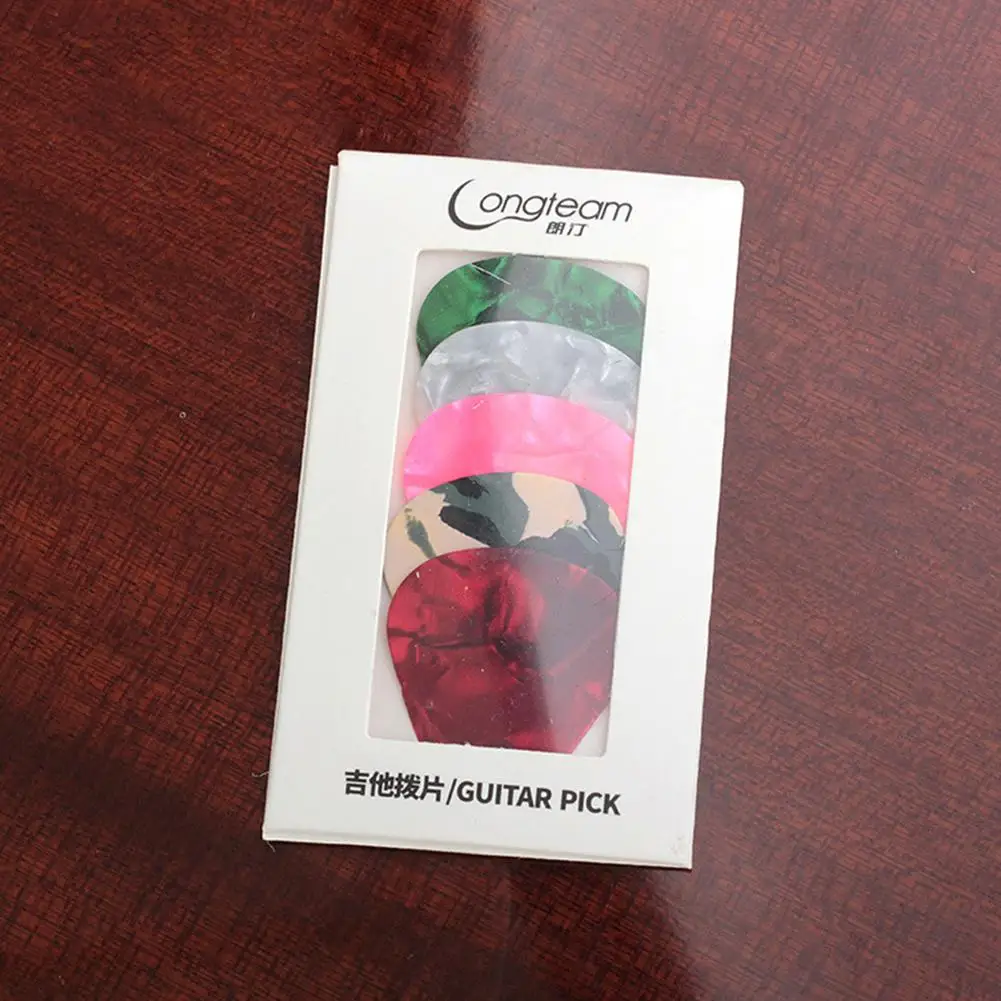 5 шт./упак. акустическая электрическая гитара бас Plectrum целлулоидная набор для