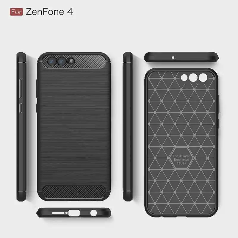 Модный Ударопрочный Мягкий силиконовый чехол Mokoemi 5 дюйма для Asus Zenfone 4 ZE554KL