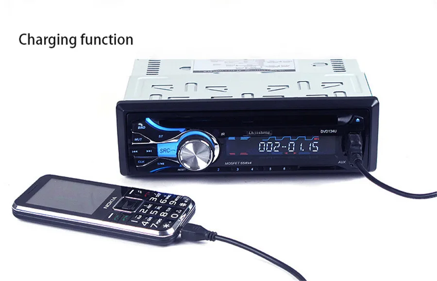Автомобильный MP3 плеер 1DIN dvd/VCD/CD/CD R/CD RW/Mp3/MP4/AVI/DAT/DIVX поддержка функции двойного