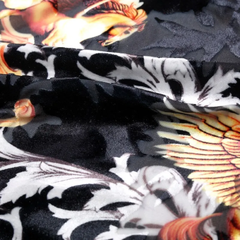 

gold velvet transparent shirts man Casual velvet Formal brand long sleeve Dress shirt Male Shirt