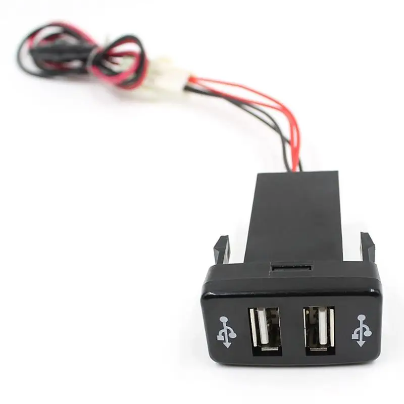 Светодиодная лампа 5V 2.1A быстрое зарядное устройство адаптер двойной USB