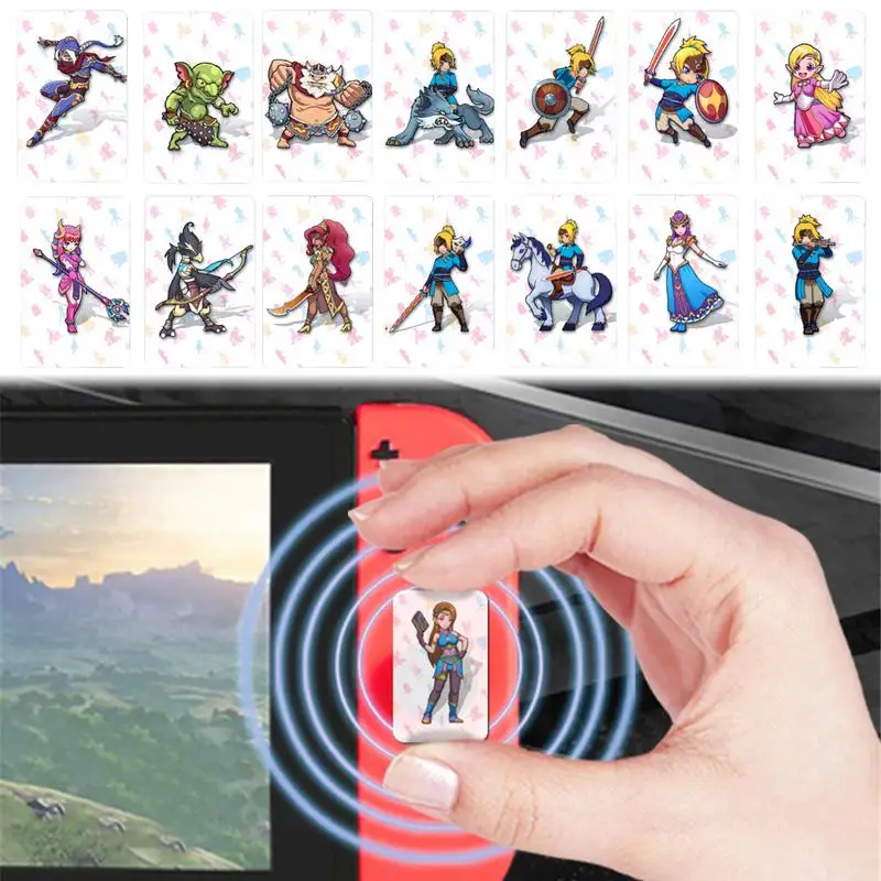 NS игровые карты NFC тег красочные BOTW ссылка символов для Nintendo переключатель