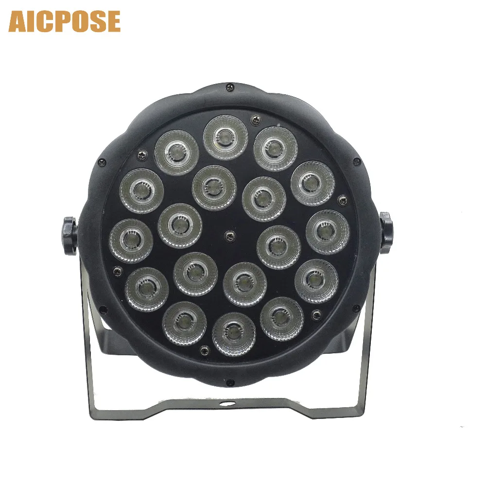 6 шт./лот 18x10 Вт RGBW 4в1 Led Par Light 18*10 с DMX512 управлением дискотека свет сцены DJ свадебный