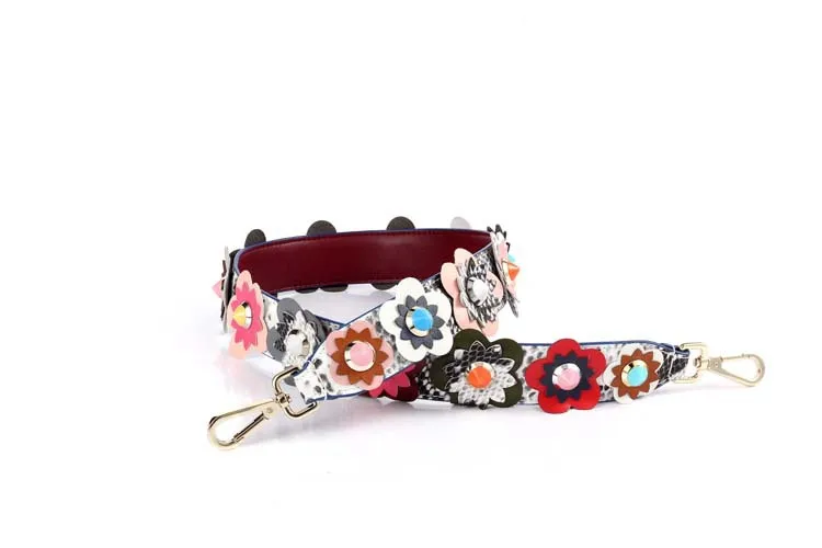 New Design Fashion Rivet Handbag Belts Women Bag Strap Accessory Bags Parts Strapper You Cow Leather Monster | Багаж и сумки