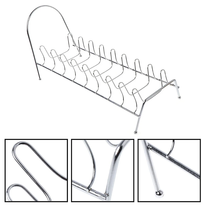 Тарелка-органайзер 7 отделений хромированные стеллажи для посуды подставка