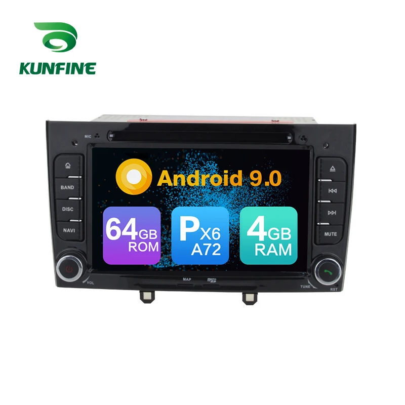 Android 9 0 Core PX6 A72 ОЗУ 4 Гб ПЗУ 64 ГБ Автомобильный DVD GPS мультимедийный плеер