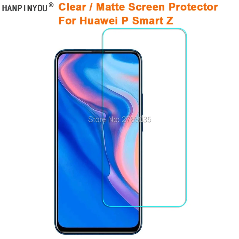 Для Huawei P Smart Z 6 59 &quotпрозрачная глянцевая/Антибликовая матовая защитная пленка