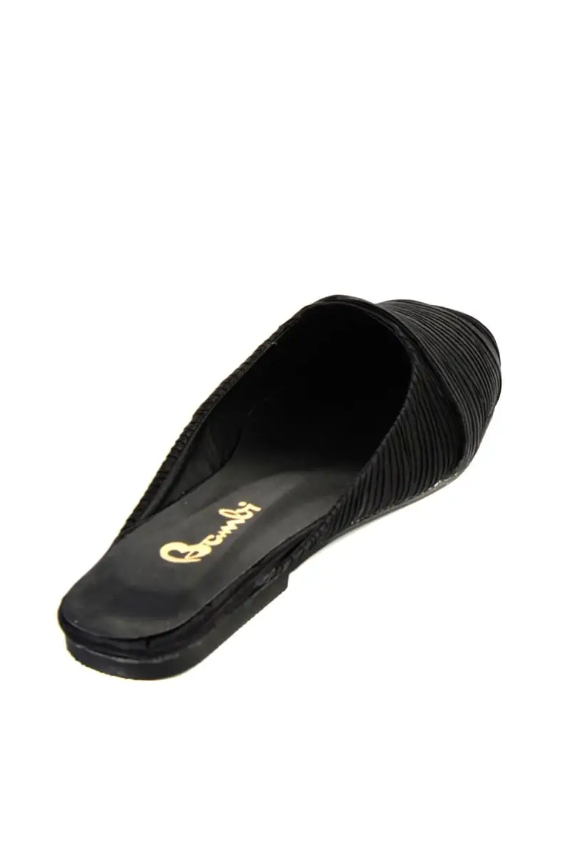 Bambi/черные женские тапочки F0334000604|Тапочки| |