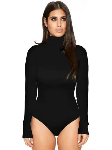 

Autumn New Women Casual Bodysuit Bodycon Solid Playsuits Long Sleeve Jumpsuit Fashion Streetwear Female Clothes