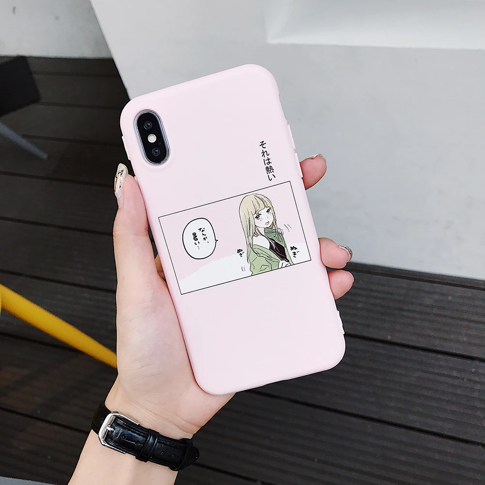 Чехол для iPhone XR с рисунком девочек матовый защитный чехол защитой от пальцев
